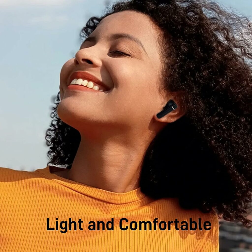 FAMOO Bluetooth Headphones, Wireless 5.3 HiFi Stereo Sound, In-Ear Headphones Bluetooth with Mic, IPX8 Waterproof, 35 Hours Playback Time, with LED Power Display, Type-C Charging for Work/Sports: Amazon.de: Electronics Photo