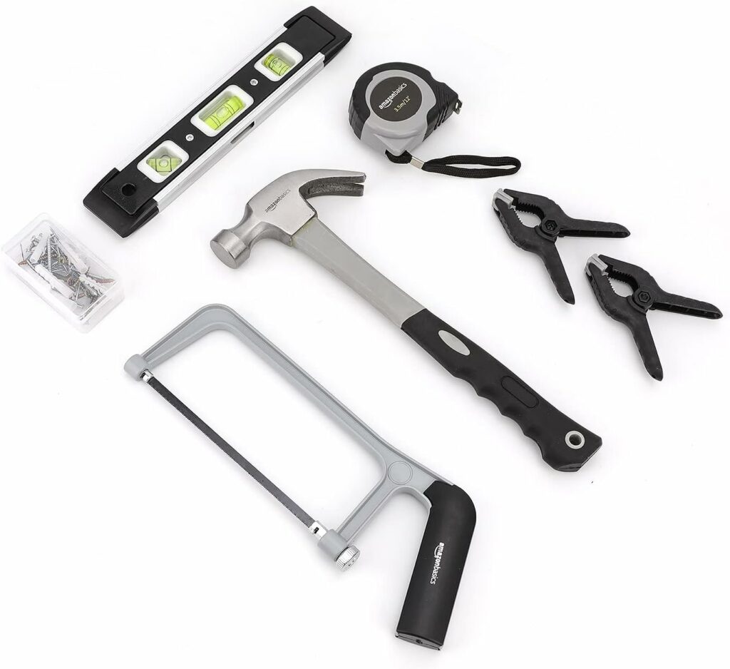 Amazon Basics - General Household Hand Tool Set, 173 Pieces