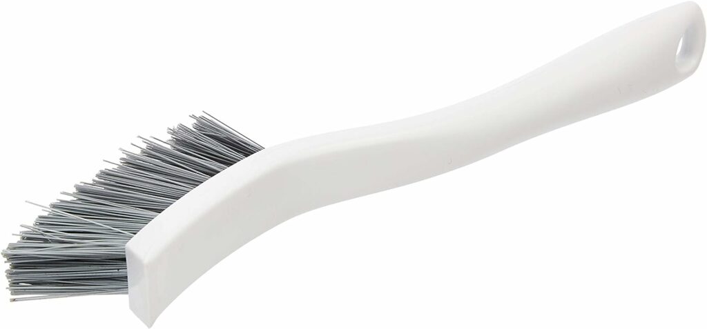 Amazon Basics Rectangular Drain Brush Grey White Pack of 2